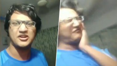 Angry Indian Fan’s Reaction Video of Slapping Himself Goes Viral After India Lose to New Zealand in the Semi-Finals of ICC Cricket World Cup 2019