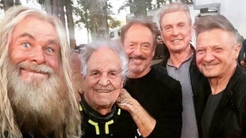 Jeremy Renner Shares a FaceApp Age Filter with Robert Downey Jr, Mark Ruffalo, Chris Evans and Chris Hemsworth and this is the 'Endgame' We Were Praying For