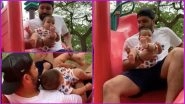 Rohit Sharma Enjoys Sunday With Daughter Samaira Before Leaving for West Indies Tour, Watch Video