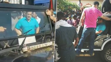 Insane! Massive Crowd Gathers In Phaltan As Salman Khan Arrives To Shoot For Dabangg 3 - Watch Videos