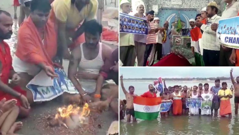 IND vs NZ, CWC 2019 Semi-Final: People Offer Prayers at Sangam to Pray for Team India's Victory