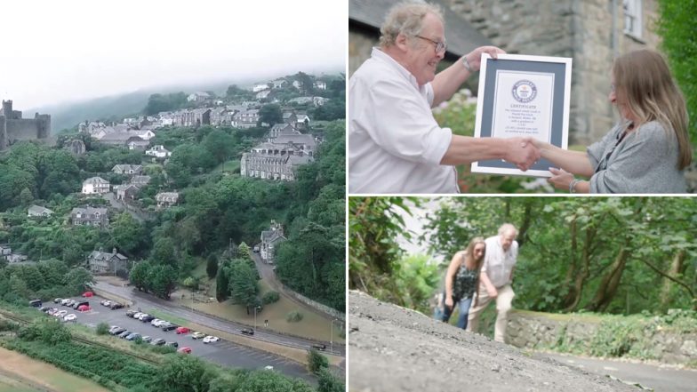 Harlech’s Ffordd Pen Llech Is the Steepest Street in the World, Watch Video of New Guinness Record Holder Street in North Wales