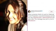 Suchitra Krishnamoorthi Gets Lewd Messages on FB from Man Claiming to Work for National Crime Prevention Council, Singer Tweets Her Disbelief