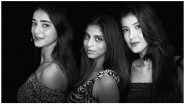 &lsquo;Charlie&rsquo;s Angels&rsquo; Suhana Khan, Ananya Panday and Shanaya Kapoor Get Pics Clicked by Shah Rukh Khan