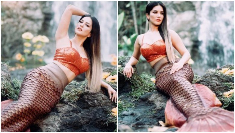 Sunny Leone Saddi Sex - Sunny Leone's Hot Pics as a Mermaid Are the Perfect Weekend Treat ...