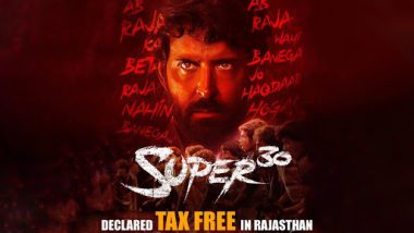 Hrithik Roshan’s Super 30 Is Made Tax Free in Rajasthan After Bihar