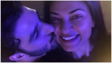Sushmita Sen’s Boyfriend Rohman Shawl Plants a Kiss on Her Cheek and We Are Totally in Love with This Gorgeous Couple (See Pic)