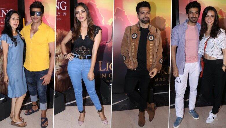 The Lion King: Sanaya Irani-Mohit Sehgal, Karanvir Bohra-Teejay, Rithvik Dhanjani, Pooja Banerjee and Others Attend the Grand Premiere (View Pics) The Lion King: Sanaya Irani-Mohit Sehgal, Karanvir Bohra-Teejay, Rithvik Dhanjani, Pooja Banerjee and Others Attend the Grand Premiere (View Pics)