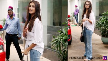 Tara Sutaria Rocking a Classic White Shirt on Denim Look Is All the Fashion Inspiration You Need Today – View Pics