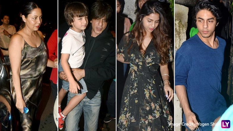 Shah Rukh Khan - Gauri Khan Watch The Lion King With Kids Aryan, Suhana, AbRam - View Pics
