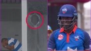 Rodrigo Thomas, Canada Batsman, Breaks Window With a Six During GT20 2019 Match (Watch Video)