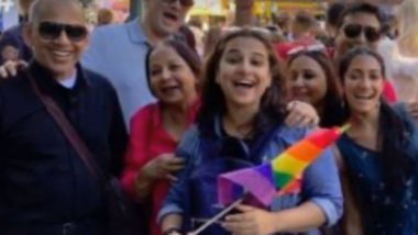 Vidya Balan Participates in Pride Parade As She Enjoys Her Vacation With Husband Siddharth Roy Kapur