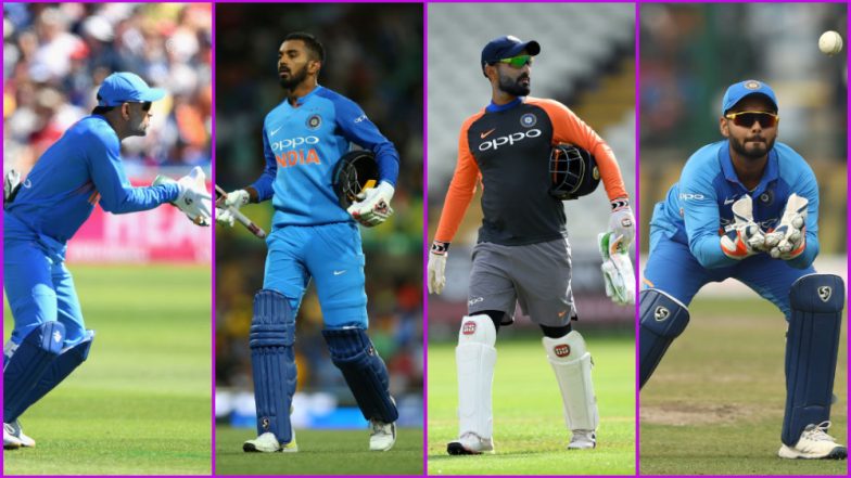 Four Wicket-Keepers, MS Dhoni, KL Rahul, Dinesh Karthik and Rishabh Pant, in India’s Playing XI Against Bangladesh Amaze Twitterati, Check Funny Memes and Reactions