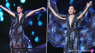 Karisma Kapoor Steps Into Sister Kareena Kapoor Khan's Shoes For Dance India Dance 7, Steals The Show In A Printed Maxi Dress (View Pics)
