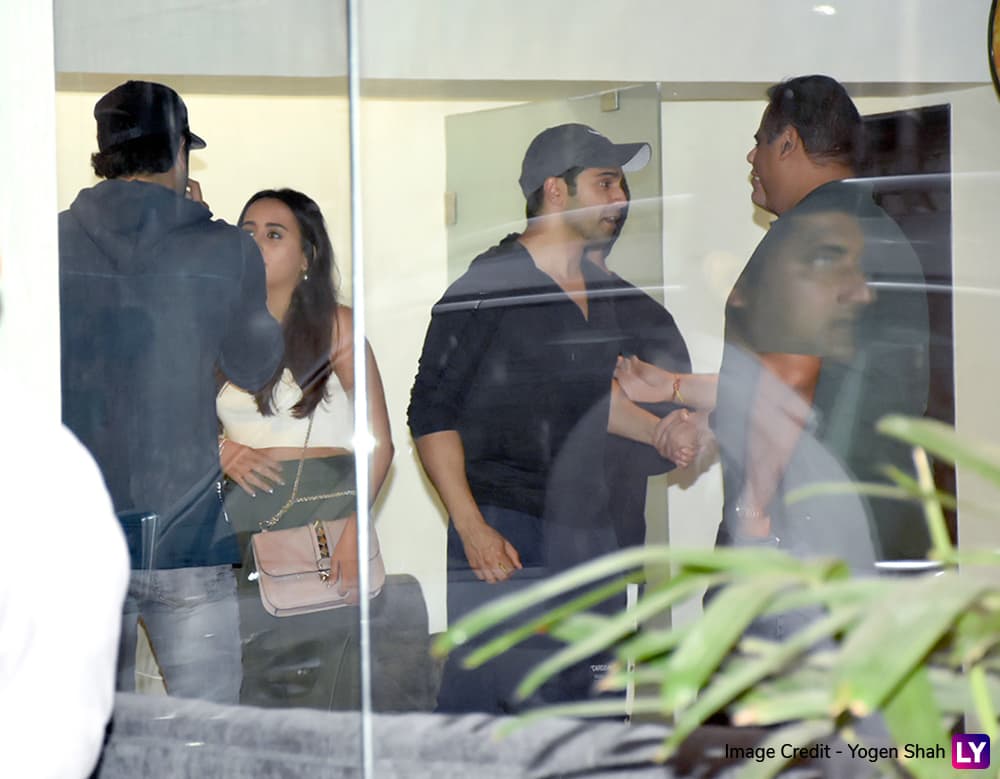 Alia, Ranbir with Varun and Natasha.