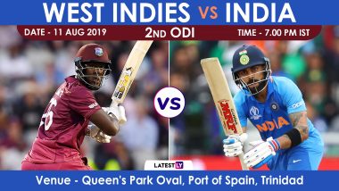 India vs West Indies 2nd ODI 2019 Match Preview: Virat Kohli & Boys Hold Edge Against WI in Trinidad