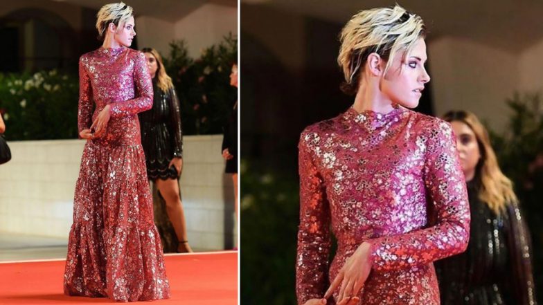 Yo or Hell No! Kristen Stewart in a Red Chanel Evening Gown at Venice Film Festival 2019