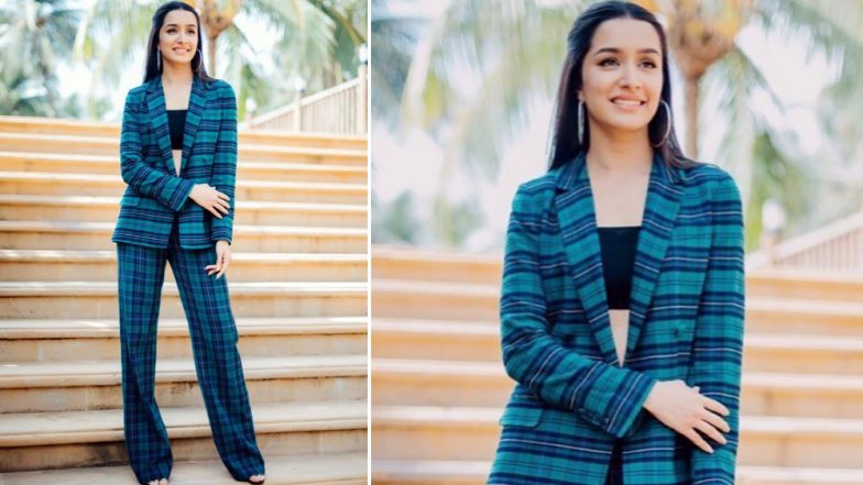 Yo or Hell No: Shraddha Kapoor Picks a Checkered Pantsuit by S&eacute;zane for Saaho Promotions