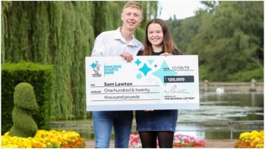 Lucky Teenage Father Wins £120,000 With His First Ever Lottery Ticket! (Watch Video)