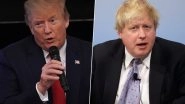 UK General Elections 2019 Result: Donald Trump Congratulates British PM Boris Johnson on &lsquo;Great&rsquo; Poll Win