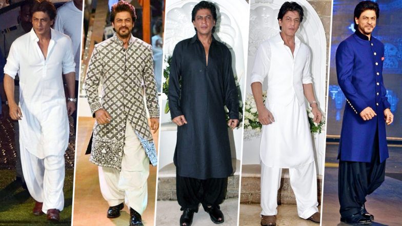 Eid al-Adha 2019: Shah Rukh Khan Loves his Pathanis and Here's How you Can Borrow some of his Styling Tips This Bakrid