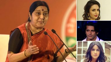 Sushma Swaraj Passes Away at 67; Divyanka Tripathi, Karanvir Bohra, Nia Sharma and Other TV Celebs Offer Their Condolences (Read Tweets)