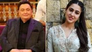 Rishi Kapoor Can&rsquo;t Stop Praising Sara Ali Khan, &lsquo;You Set Examples How Celebrities Should Behave&rsquo; Tweets the Mulk Actor