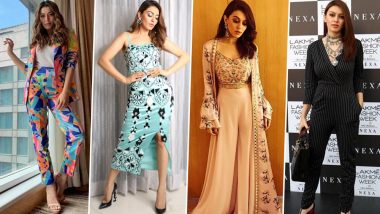 Hansika Motwani Birthday Special: She Loves to Grab Eyeballs with her Structured and Layered Outfits (View Pics)