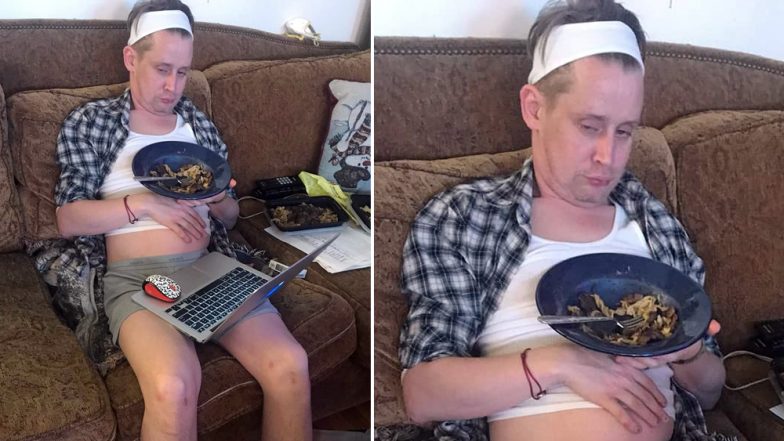 Macaulay Culkin Hilariously Mocks Home Alone Reboot By Posting His Grumpy Snoozy Picture!