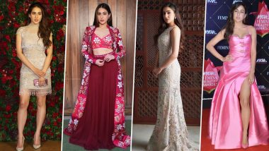 Sara Ali Khan Birthday Special: A Fashionista Getting Ready to Take Bollywood by Storm (View Pics)