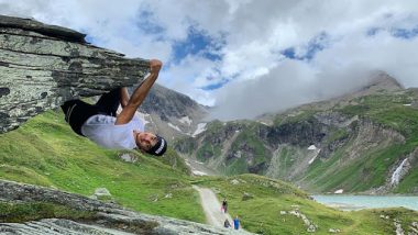 Ishaan Khatter Turns to an Unmasked Spider-Man with This Chilling Stunt on the Top of the Mountain Cliff