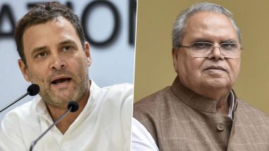 Rahul Gandhi Responds to Governor Satya Pal Malik: 'Accept Invite to Visit J&K Without Any Conditions, When Can I Come?'