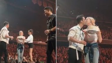 Sophie Turner Surprises Hubby Joe Jonas Mid-Concert with a Birthday Cake – Watch Video