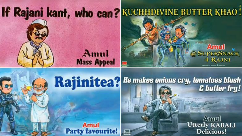 Rajinikanth Celebrates 44 Years in Indian Cinema: Amul Shares a Video Featuring All the Thalaivar Special Topicals