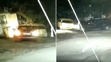 Woman Driver Hits Parked Cars Repeatedly in Pune's Ram Nagar Area, Case Registered; Watch Video