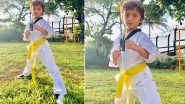 Shah Rukh Khan Shares an Adorable Picture of AbRam as he is all Set to Follow Aryan and Suhana Khan's Footsteps in Learning Taekwondo