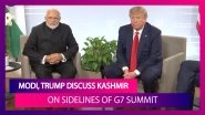 PM Modi At G7 Summit: Kashmir A Bilateral Issue; US President Donald Trump Concurs