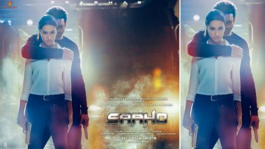 Saaho New Poster: Shraddha Kapoor Looks Determined for a War and Prabhas has her Back (View Pic)