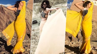 Devoleena Bhattacharjee Slays in a Sexy Yellow Saree in Latest Photoshoot (View Pics)