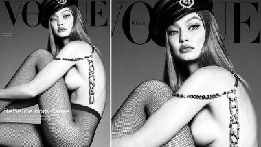 Gigi Hadid Goes Topless for Vogue Brasil; Five Other Times when the Super Model Flaunted her Assets (View Pics)
