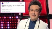 Independence Day 2019: Adnan Sami Has an Epic Reply to a Pakistani Troll Who Questioned His Nationality