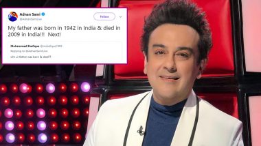 Independence Day 2019: Adnan Sami Has an Epic Reply to a Pakistani Troll Who Questioned His Nationality