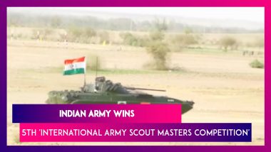 Indian Army Wins 5th 'International Army Scout Masters Competition' Held In Rajasthan