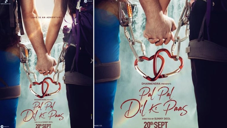 Pal Pal Dil Ke Paas Poster: Sunny Deol Shares the First Look of Son Karan Deol's Debut Film, Teaser to Be Out on August 5