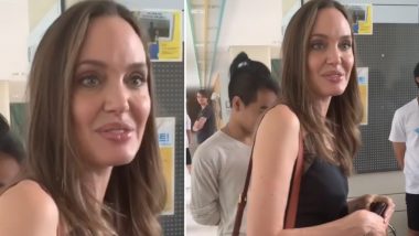 Angelina Jolie Gets Emotional As She Drops-Off Son Maddox at South Korean College, Says ‘I’m Trying Not to Cry’