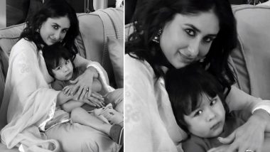 This Picture of Taimur Chilling With Kareena Kapoor Khan on Sets of an Ad Shoot Is Cute Beyond Words