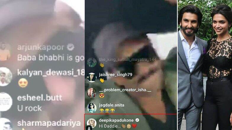 Deepika Padukone 'Daddie Comment' With a Baby Emoji During Ranveer Singh's Instagram Live Session Ignites Pregnancy Rumours Deepika Padukone 'Daddie Comment' With a Baby Emoji During Ranveer Singh's Instagram Live Session Ignites Pregnancy Rumours