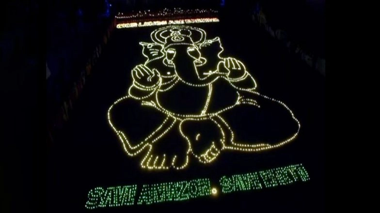 Amazon Rainforest Fires: Chennai Students Pray to Lord Ganesha to Save The Tropical Forest From Wildfires
