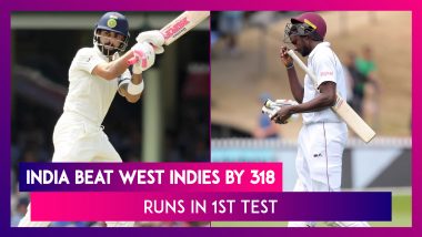 India vs West Indies Stat Highlights, 1st Test 2019, Day 4: Rahane, Bumrah Guide IND to 318-Run Win