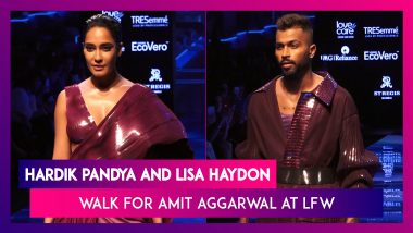 Lakme Fashion Week 2019: Hardik Pandya And Lisa Haydon Set The Ramp On Fire